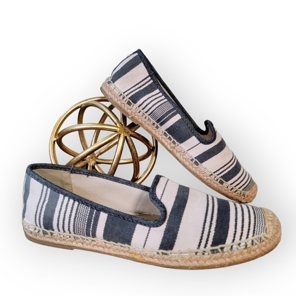G.H. Bass Striped Canvas Jenna Espadrilles Size 7 - Picture 17 of 17